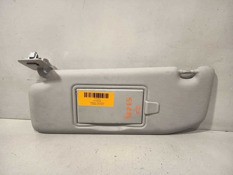 Recambio de parasol izquierdo para citroën c3 iii (sx) 1.2 vti 82 referencia OEM IAM 96738898BJ  