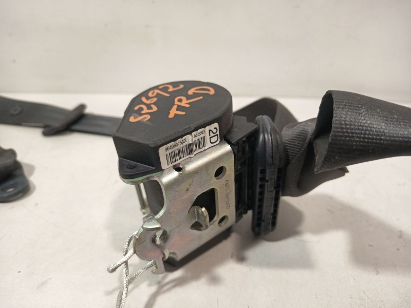 Recambio de cinturon seguridad trasero derecho para peugeot 207/207+ (wa_, wc_) 1.4 referencia OEM IAM 96498075XX  