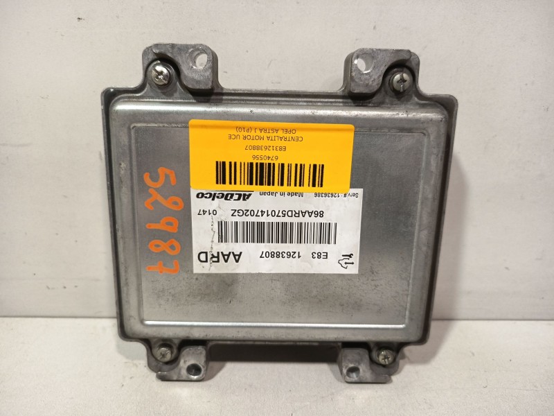 Recambio de centralita motor uce para opel astra j (p10) 1.6 (68) referencia OEM IAM E8312638807  