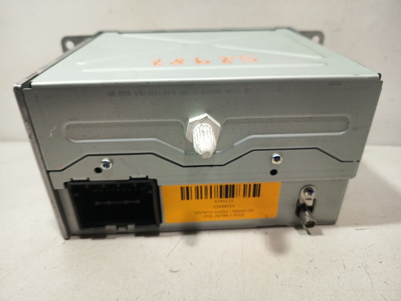 Recambio de sistema audio / radio cd para opel astra j (p10) 1.6 (68) referencia OEM IAM 13334053  
