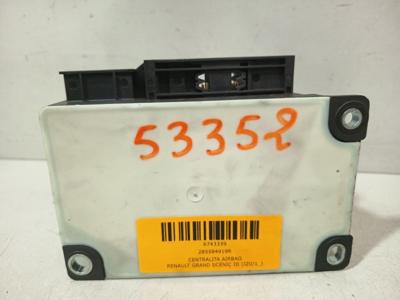 Recambio de centralita airbag para renault grand scénic iii (jz0/1_) 1.9 dci referencia OEM IAM 285584919R  