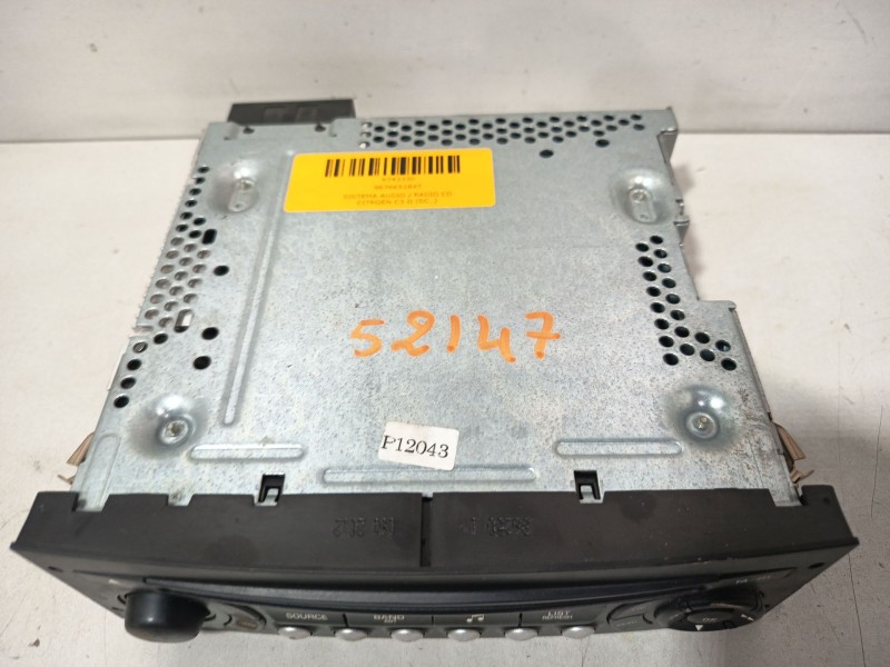 Recambio de sistema audio / radio cd para citroën c3 ii (sc_) 1.4 referencia OEM IAM 96766518XT  