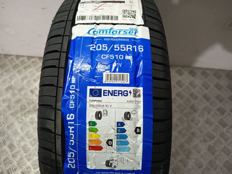 Recambio de neumatico para material nuevo referencia OEM IAM 205/55R16  COMFORSER