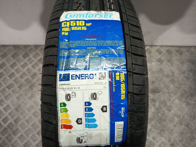 Recambio de neumatico para material nuevo referencia OEM IAM 195/65R15  COMFORSER