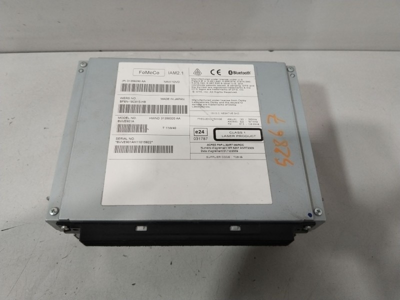 Recambio de sistema audio / radio cd para volvo xc60 i suv (156) d3 / d4 referencia OEM IAM BF6N18C815HB  