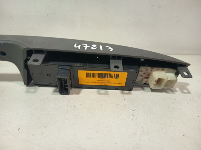 Recambio de mando elevalunas delantero izquierdo para kia rio 1.4 active referencia OEM IAM 827111G060GR  