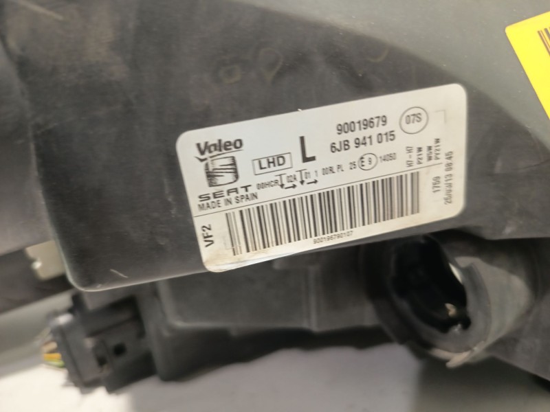 Recambio de faro izquierdo para seat toledo iv (kg3) 1.6 tdi referencia OEM IAM 6JB941015  