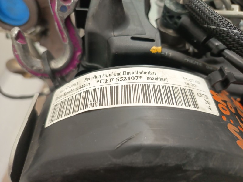 Recambio de motor completo para audi a3 (8p1) 2.0 tdi 16v referencia OEM IAM CFF 03L100090R 
