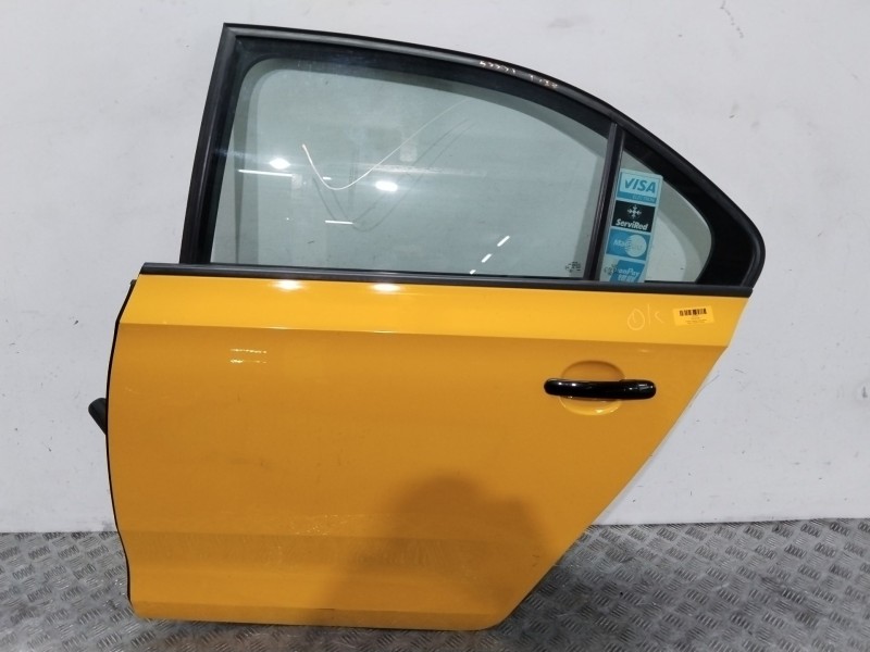 Recambio de puerta trasera izquierda para seat toledo iv (kg3) 1.6 tdi referencia OEM IAM 5JA833055B  AMARILLO