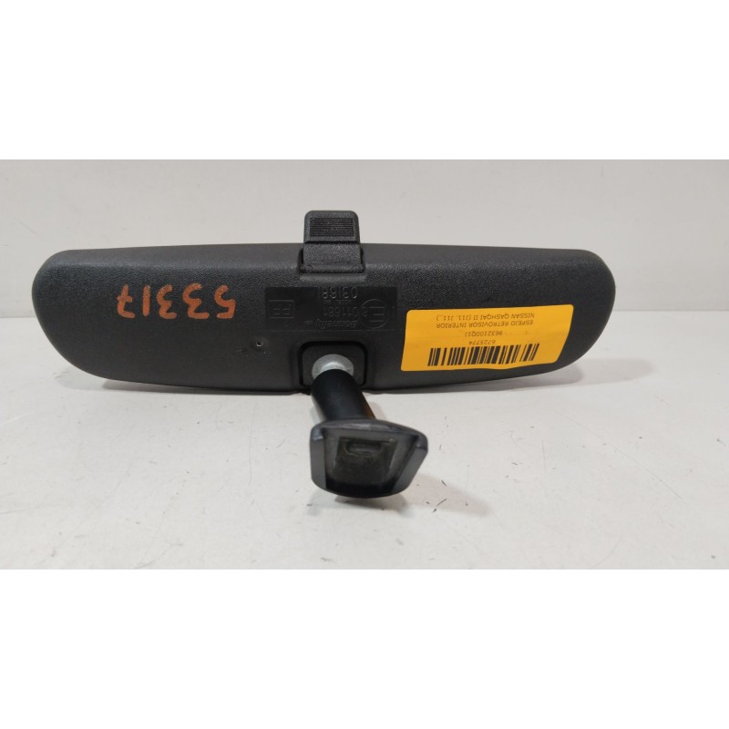 Recambio de espejo retrovisor interior para nissan qashqai ii (j11, j11_) 1.5 dci referencia OEM IAM 9632100Q1J  