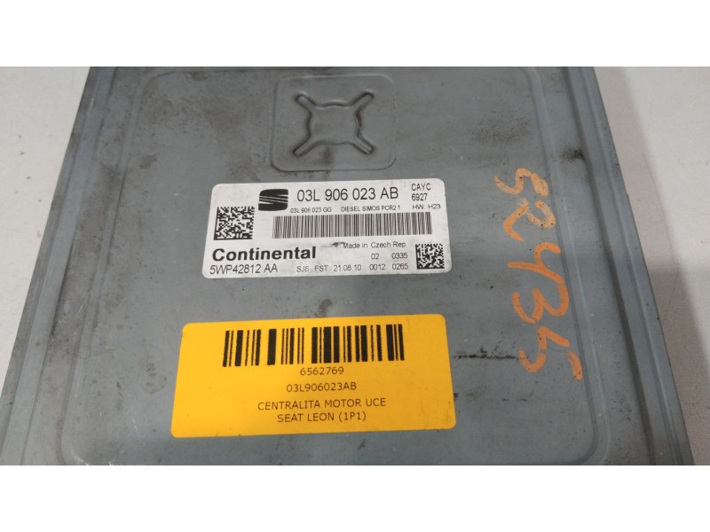 Recambio de centralita motor uce para seat leon (1p1) 1.6 tdi referencia OEM IAM 03L906023AB  