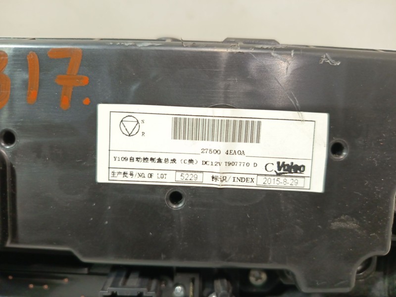 Recambio de mando climatizador para nissan qashqai ii (j11, j11_) 1.5 dci referencia OEM IAM 275004EA0A  
