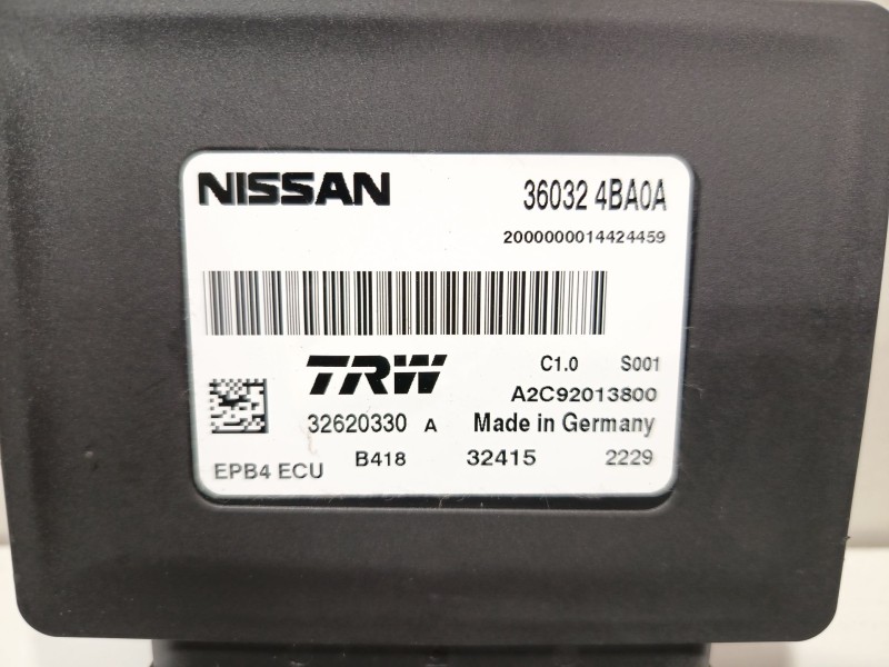 Recambio de modulo electronico para nissan qashqai ii (j11, j11_) 1.5 dci referencia OEM IAM 360324BA0A  