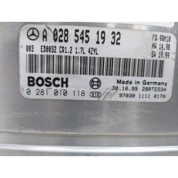CENTRALITA MOTOR UCE 0281010118 A0285451932 