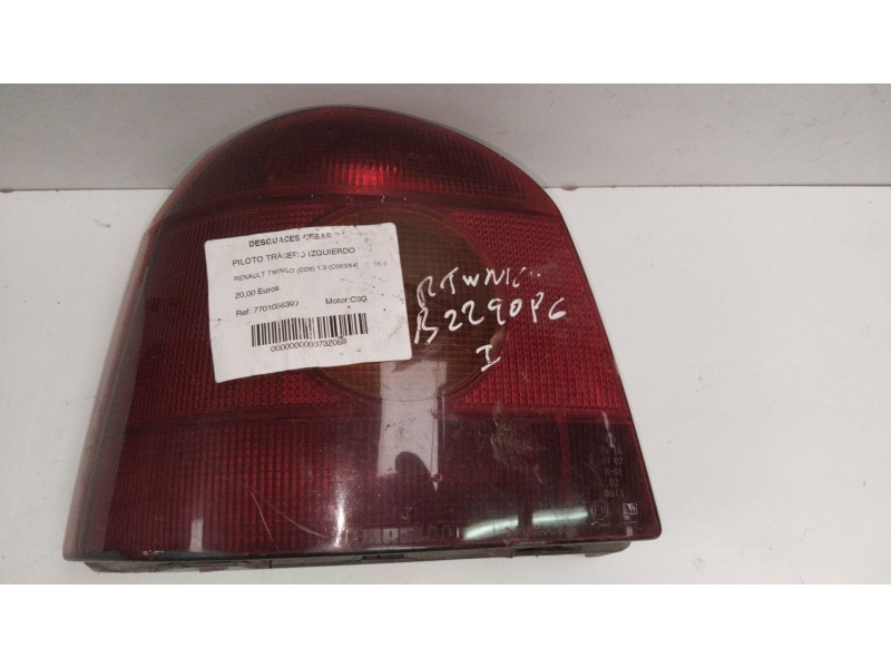 Recambio de piloto trasero izquierdo para renault twingo (co6) 1.3 (c063/64) referencia OEM IAM 7701036397  