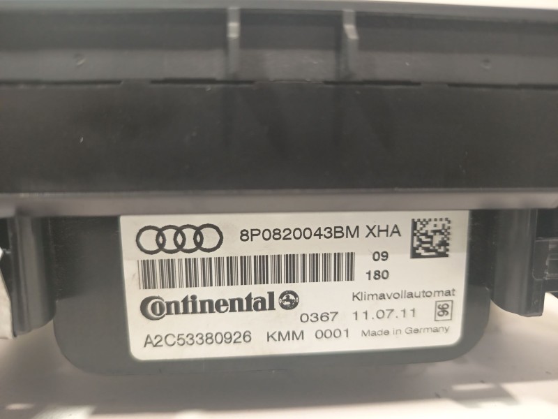 Recambio de mando climatizador para audi a3 (8p1) 2.0 tdi 16v referencia OEM IAM A2C53380926  