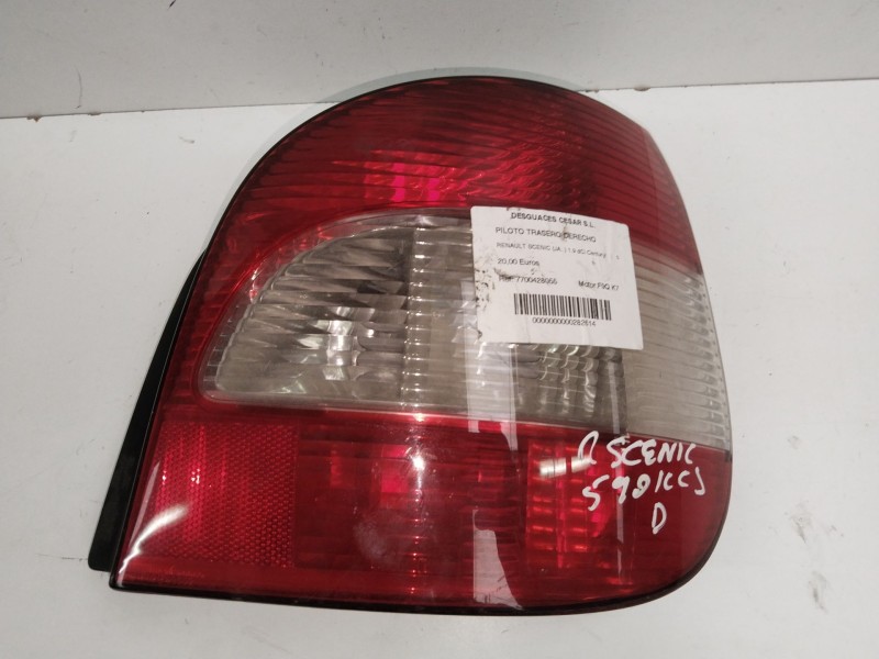 Recambio de piloto trasero derecho para renault scenic (ja..) 1.9 dci century referencia OEM IAM 7700428055  