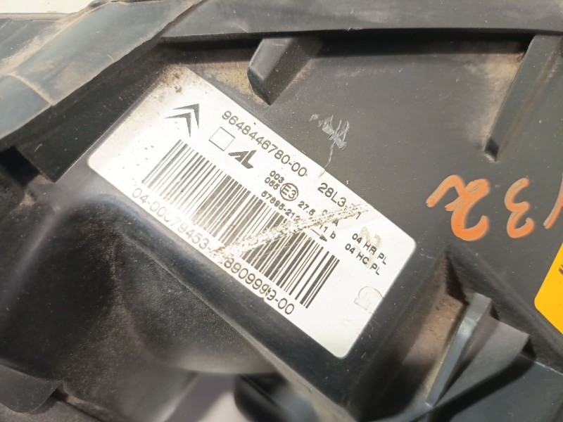 Recambio de faro izquierdo para citroën xsara (n1) 1.6 16v referencia OEM IAM 9648446780  