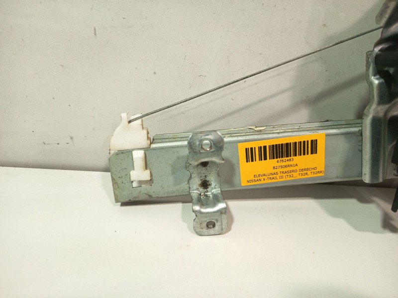 Recambio de elevalunas trasero derecho para nissan x-trail iii (t32_, t32r, t32rr) 1.3 dig-t referencia OEM IAM 827506RN1A  