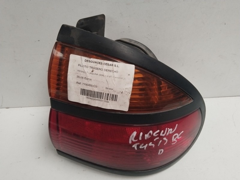 Recambio de piloto trasero derecho para renault laguna (b56) 1.9 dti carminat (a) referencia OEM IAM 7700420123  