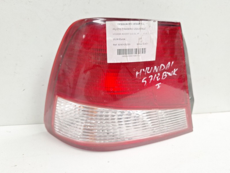 Recambio de piloto trasero izquierdo para hyundai accent (lc) gl 4p referencia OEM IAM 9240125220  