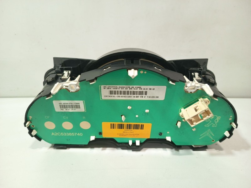 Recambio de cuadro instrumentos para citroën c3 ii (sc_) 1.2 vti 82 referencia OEM IAM 98041179XT  