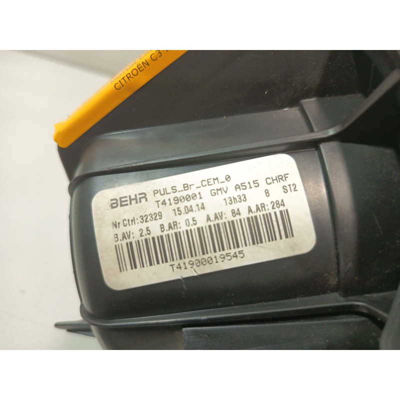 Recambio de motor calefaccion para citroën c3 ii (sc_) 1.2 vti 82 referencia OEM IAM T4190001  