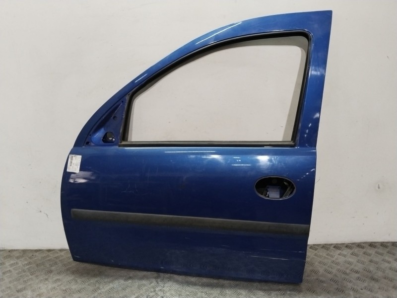 Recambio de puerta delantera izquierda para opel combo (corsa c) familiar referencia OEM IAM  AZUL 