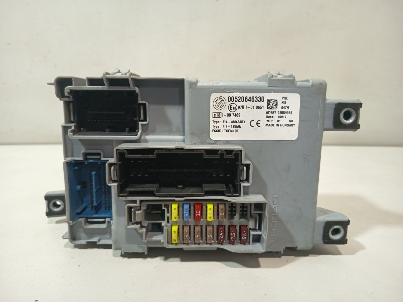 Recambio de caja reles / fusibles para fiat doblo autobús (263_) 1.6 d multijet (263axn1b) referencia OEM IAM 00520646330  