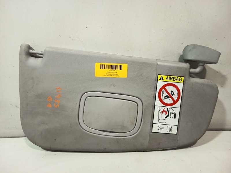 Recambio de parasol derecho para fiat doblo autobús (263_) 1.6 d multijet (263axn1b) referencia OEM IAM 0000735677614  
