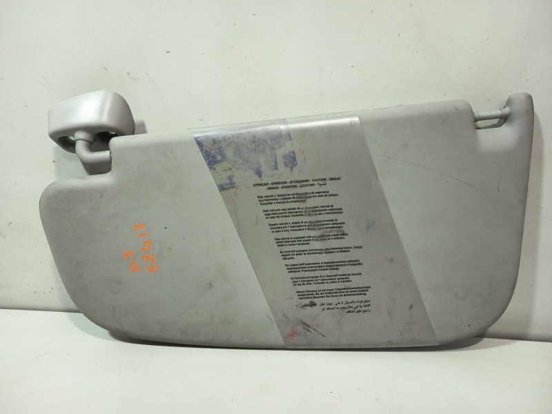 Recambio de parasol izquierdo para fiat doblo autobús (263_) 1.6 d multijet (263axn1b) referencia OEM IAM 0000735733839  