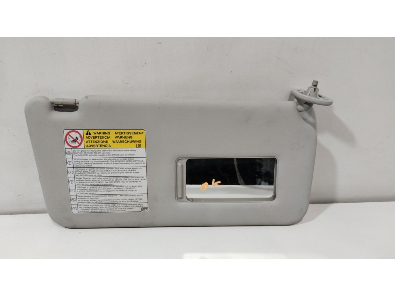 Recambio de parasol derecho para suzuki swift iv (fz, nz) 1.2 (azh 412) referencia OEM IAM 8480168L606GS  