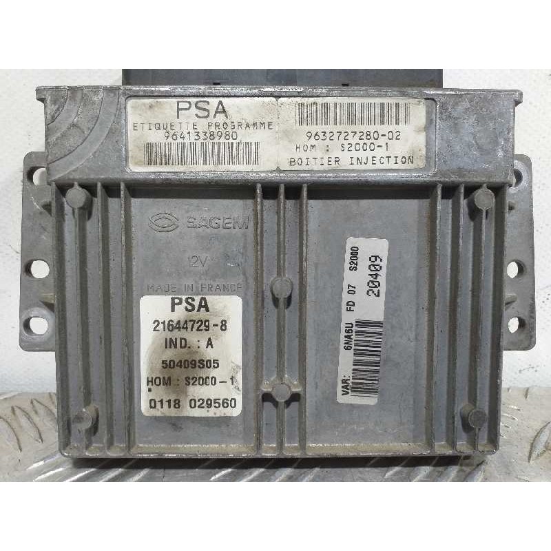 CENTRALITA MOTOR UCE 9641338980  - imagen 1