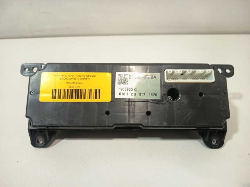 Recambio de mando climatizador para nissan nv200 / evalia autobús e-nv (me0m) referencia OEM IAM 275004FF0A  