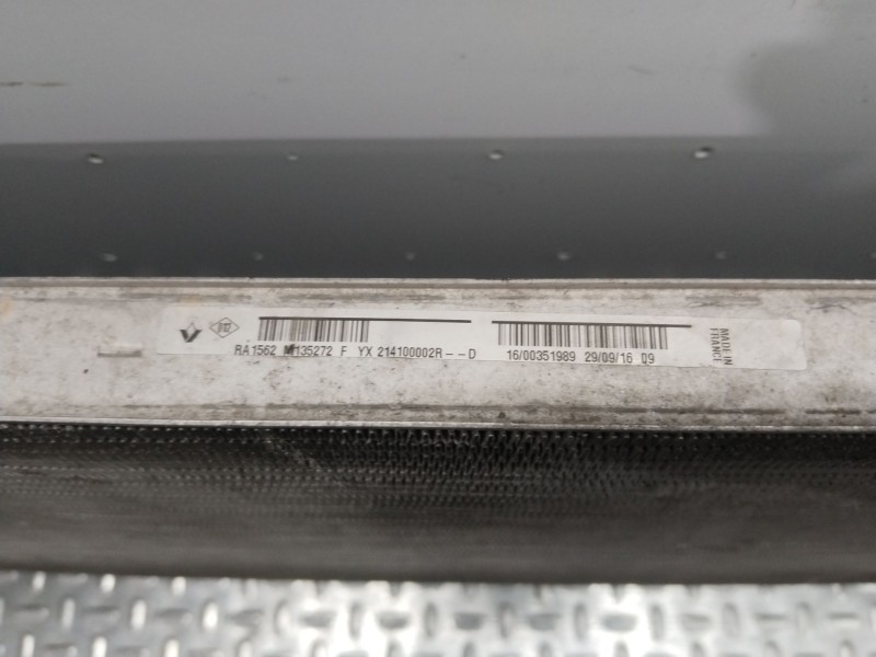 Recambio de radiador agua para renault scénic iii (jz0/1_) 1.5 dci referencia OEM IAM 214100002R  