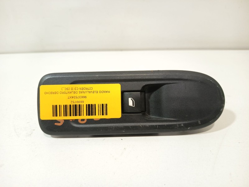 Recambio de mando elevalunas delantero derecho para citroën c3 ii (sc_) 1.2 vti 82 referencia OEM IAM 96637534XT  