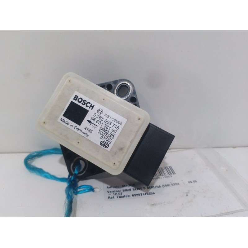 SENSOR 63257145659 9663138180 