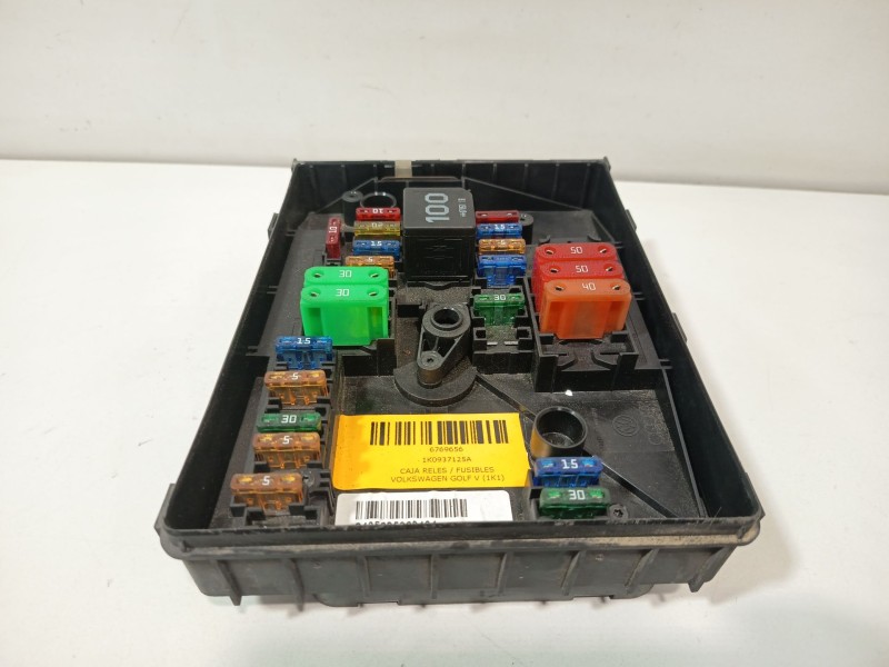 Recambio de caja reles / fusibles para volkswagen golf v (1k1) 1.4 tsi referencia OEM IAM 1K0937125A  