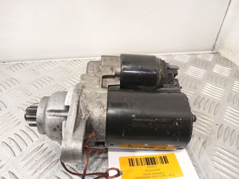 Recambio de motor arranque para volkswagen polo iv (9n_, 9a_) 1.4 16v referencia OEM IAM 02T911023EX  