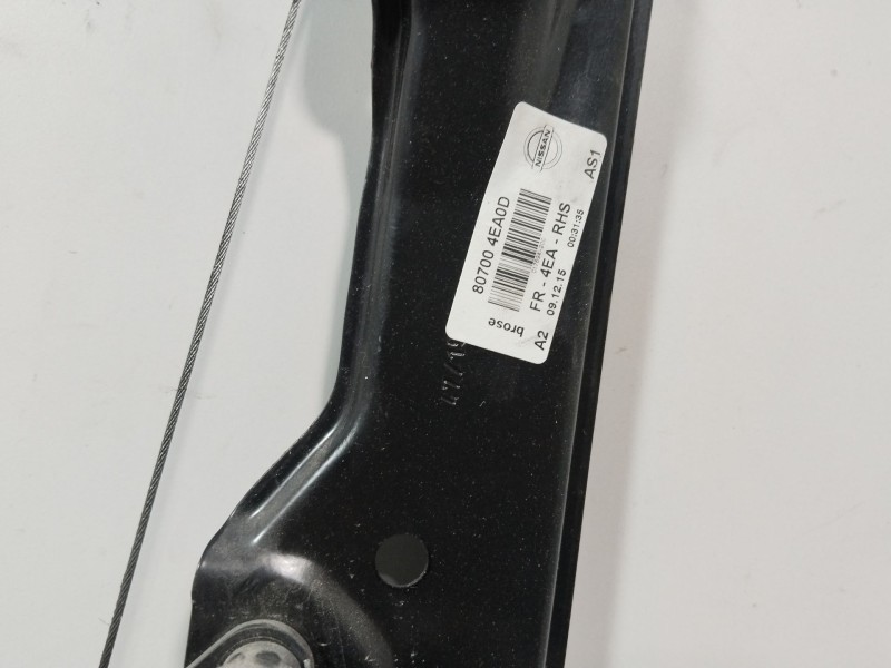 Recambio de elevalunas delantero derecho para nissan qashqai ii (j11, j11_) 1.5 dci referencia OEM IAM 807004EA3D  