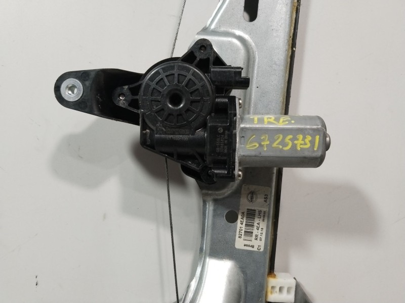 Recambio de elevalunas trasero izquierdo para nissan qashqai ii (j11, j11_) 1.5 dci referencia OEM IAM 827014EA0A  