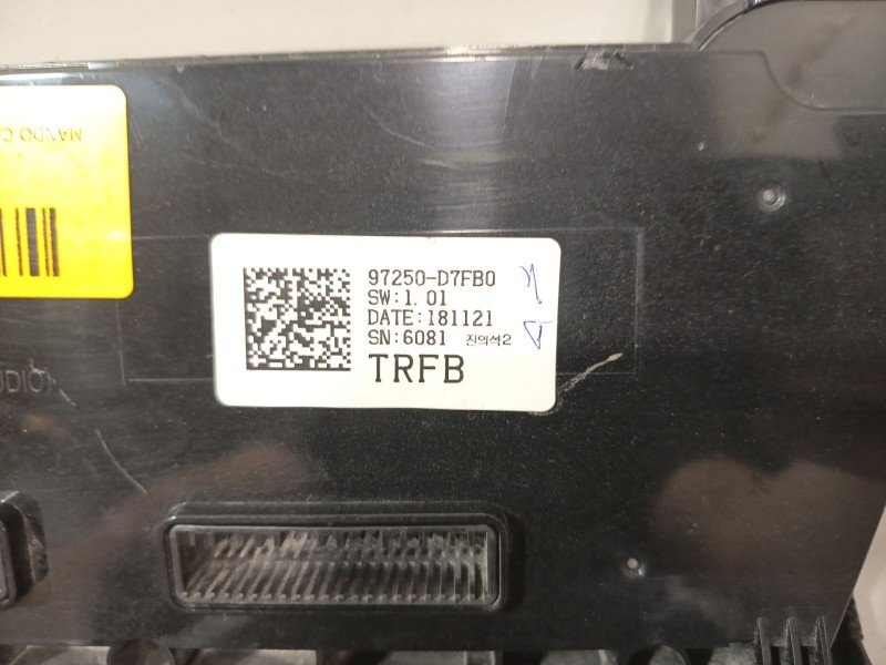 Recambio de mando calefaccion / aire acondicionado para hyundai tucson (tl, tle) 1.6 gdi referencia OEM IAM 97250D7FB0  