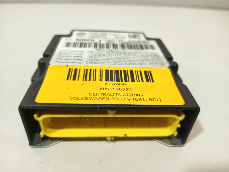 Recambio de centralita airbag para volkswagen polo v (6r1, 6c1) 1.6 tdi referencia OEM IAM 6R0959655K  