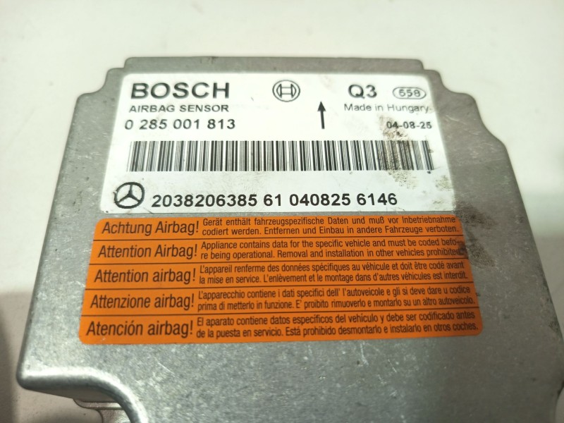 Recambio de centralita airbag para mercedes-benz clk (c209) clk 320 (209.365) referencia OEM IAM 0285001813  