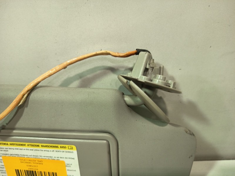 Recambio de parasol derecho para opel astra j (p10) 1.4 (68) referencia OEM IAM 13370803  