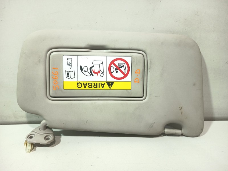 Recambio de parasol derecho para nissan leaf (ze1) electric referencia OEM IAM 964004MA5D  