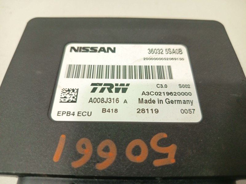 Recambio de centralita freno para nissan leaf (ze1) electric referencia OEM IAM   