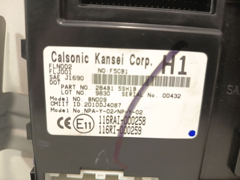 Recambio de modulo electronico para nissan leaf (ze1) electric referencia OEM IAM BN009  