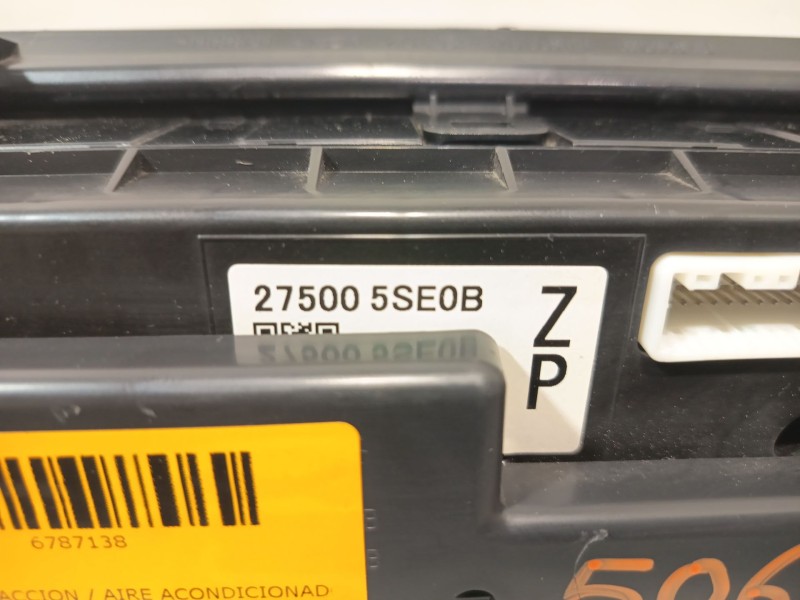 Recambio de mando calefaccion / aire acondicionado para nissan leaf (ze1) electric referencia OEM IAM   