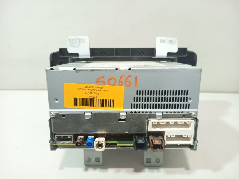 Recambio de sistema navegacion gps para nissan leaf (ze1) electric referencia OEM IAM 7513751589  